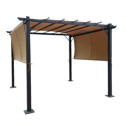 Pérgola con Pared Shelter Wall 3x3