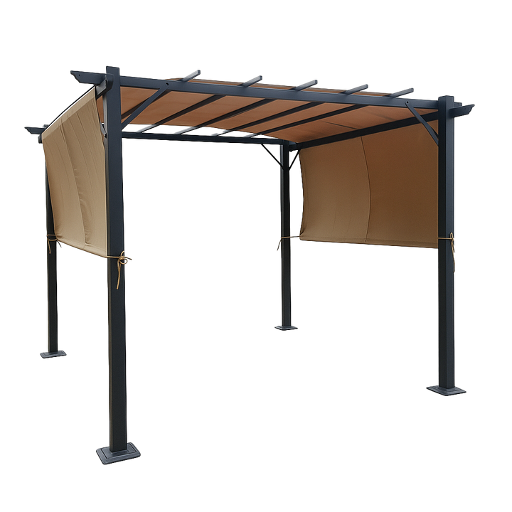 Pérgola con Pared Shelter Wall 3x3