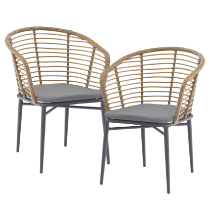 Set x2 Sillas de Exterior Lumpur