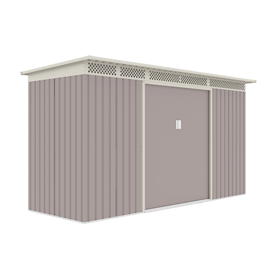 Bodega de Jardín Halten BellaC Acero 3.86mt2 343×142×184cm