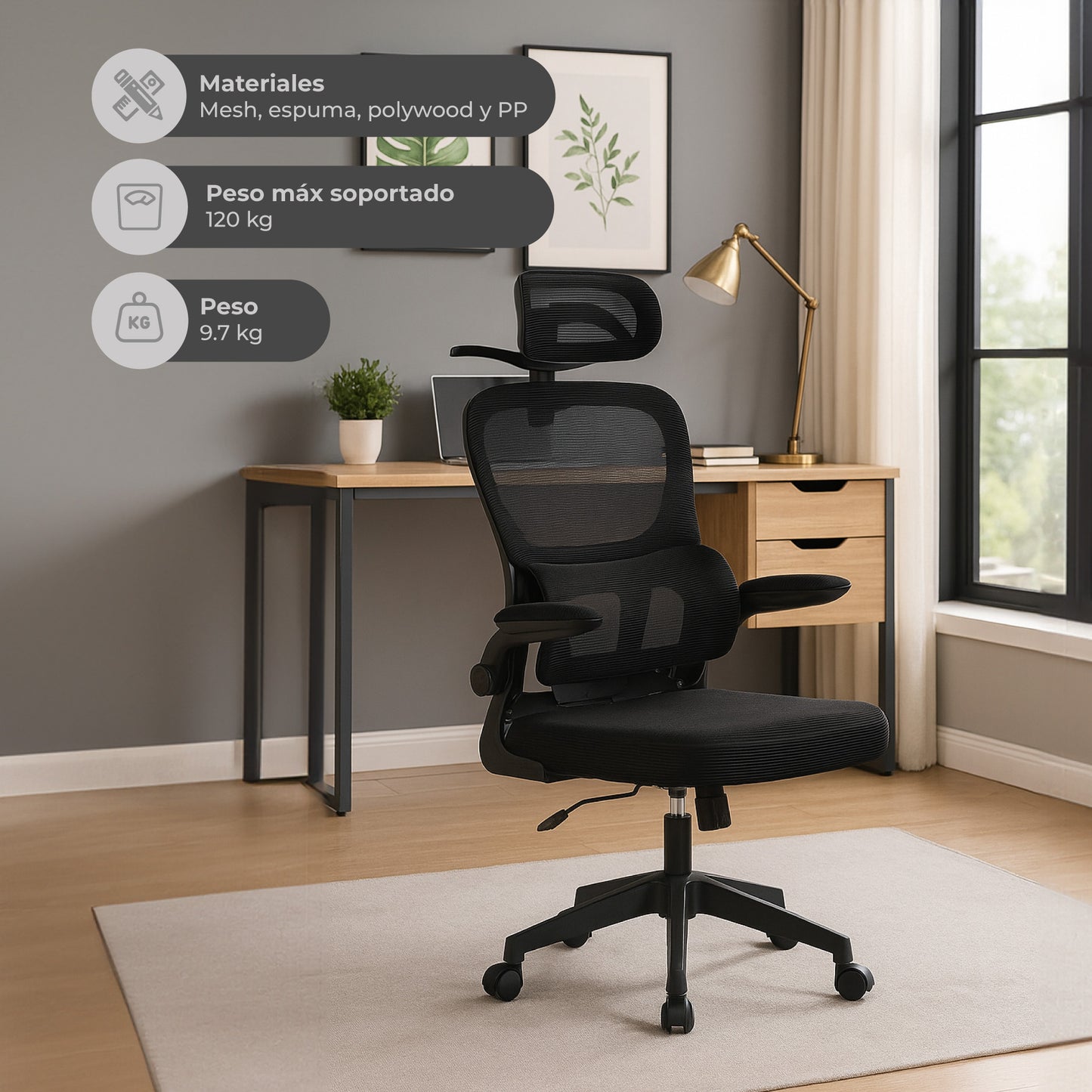 Silla de escritorio Syra