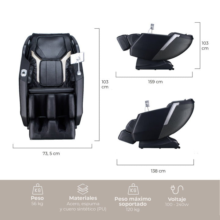 Sillón Masajes R3000 2da Generación