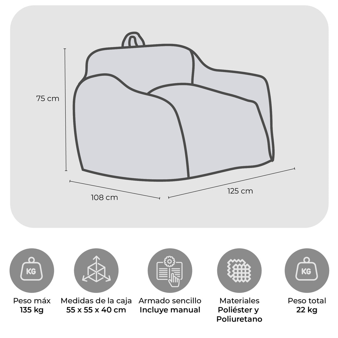 Sillón Pouf / Puff Ditto