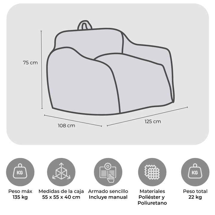 Sillón Pouf / Puff Ditto