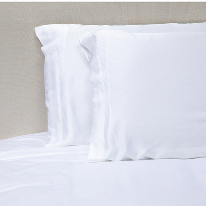 Cubre Plumón 300 Hilos Bambú King Blanco Relan