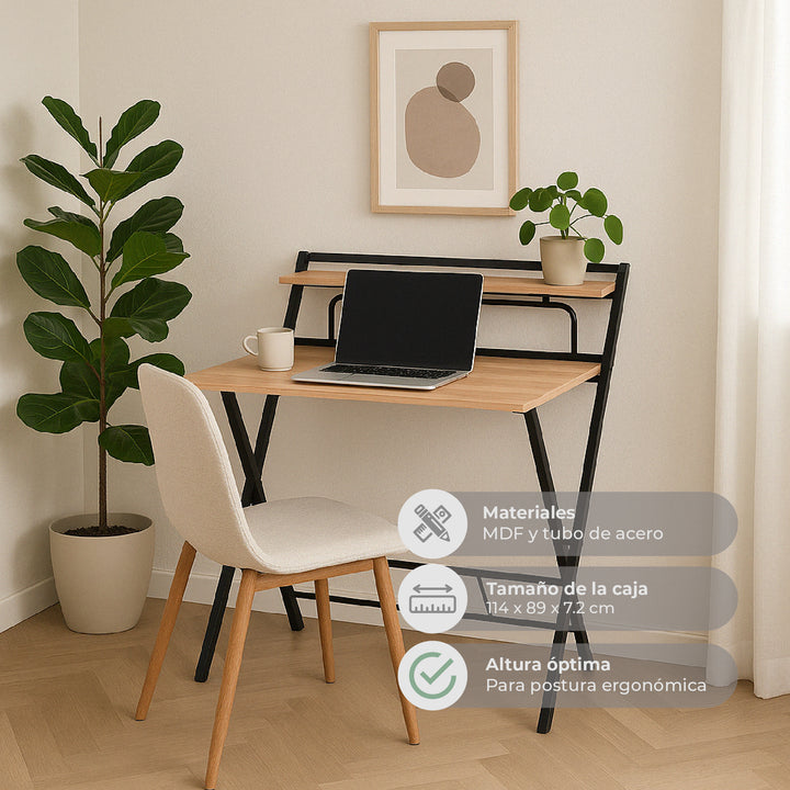 Escritorio Plegable Tripoli Negro