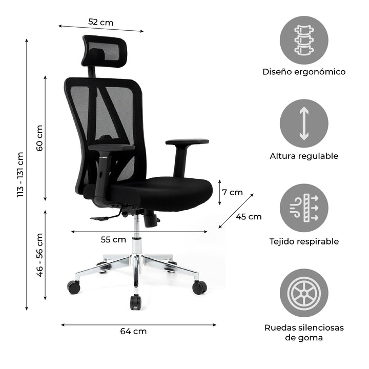 Silla de Escritorio Ergonómica Nairobi