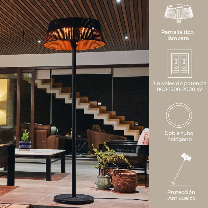 Estufa Eléctrica de Pie Noir