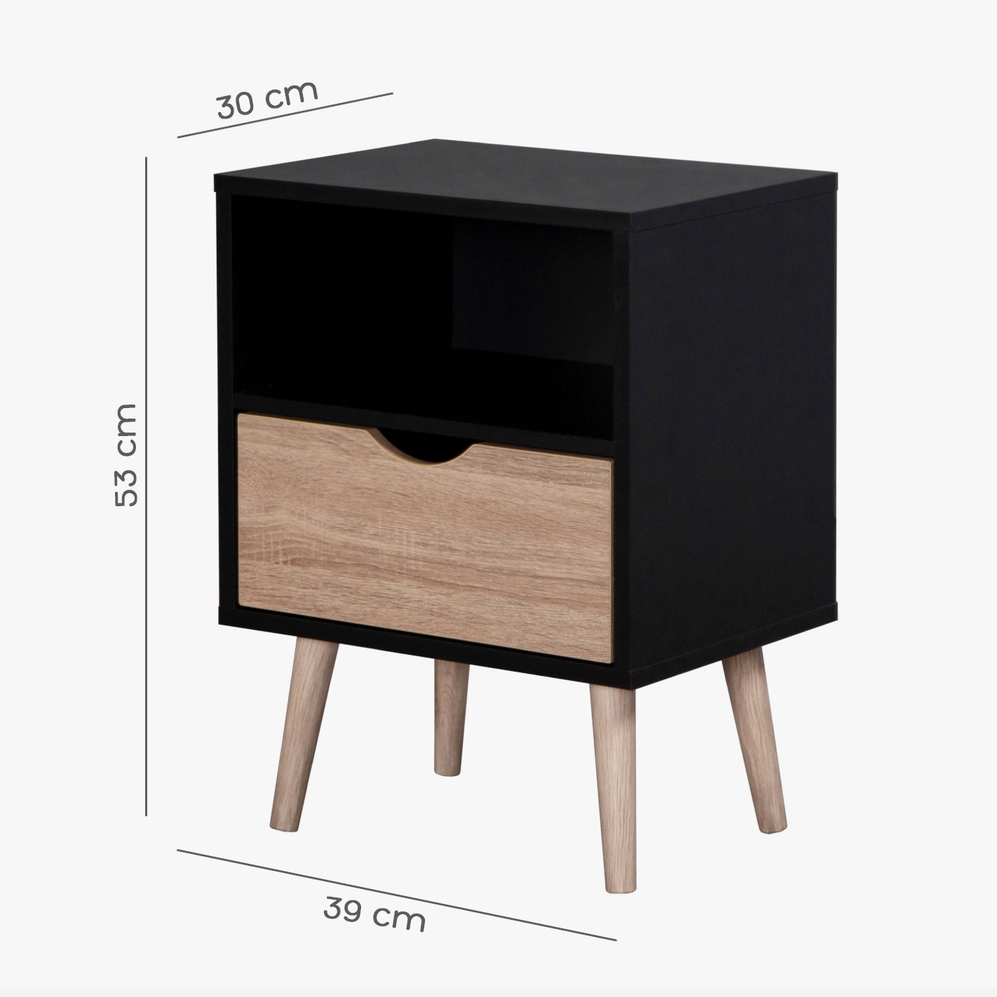Velador Tromso Black