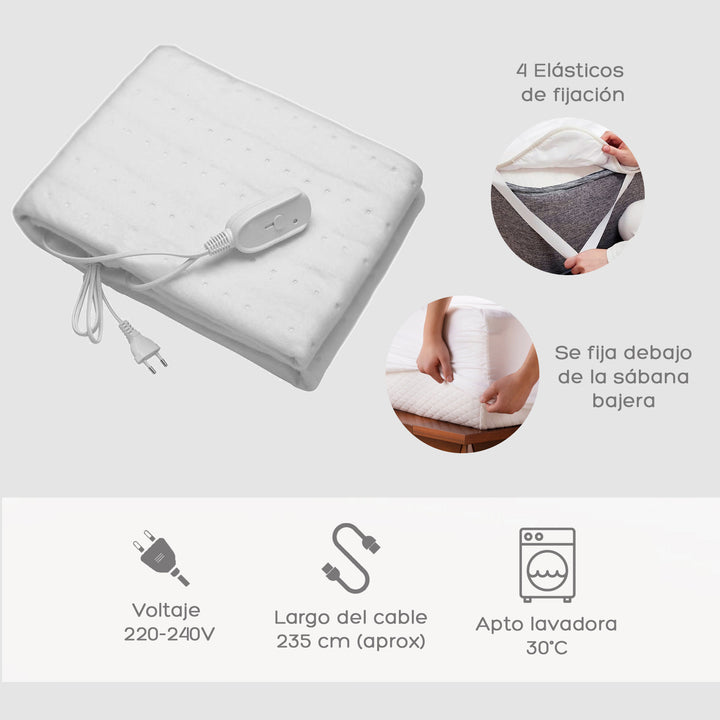 Calienta Camas Eléctrico Relan Single 3 Niveles