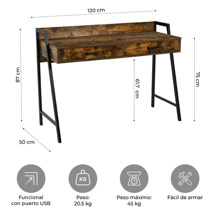 Escritorio con USB Desk-23