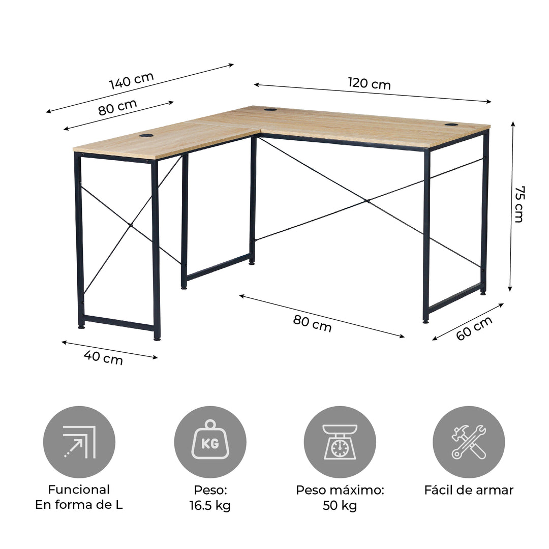 Escritorio Esquinero Desk-11