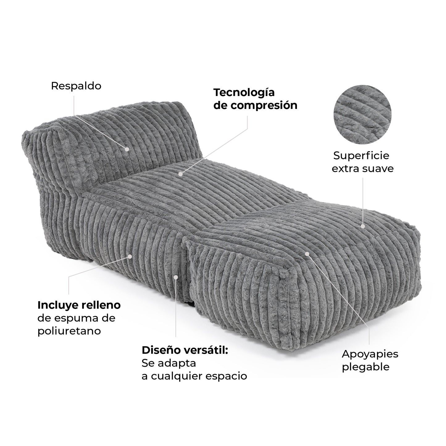 Sillón Pouf / Puff Otto