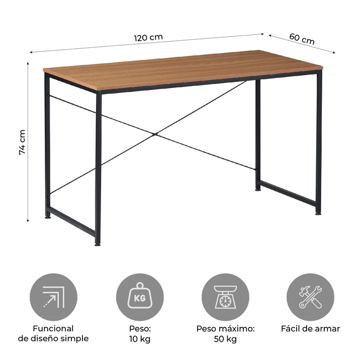 Escritorio Estilo Industrial Desk 3