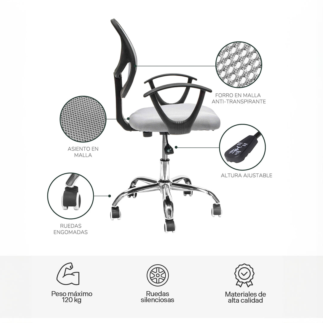 Silla de Escritorio Operativa SILL0-G