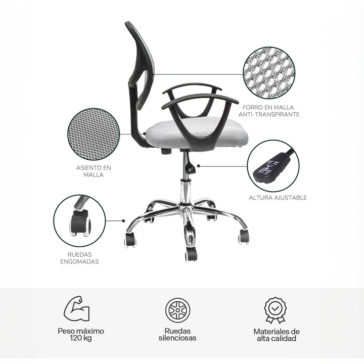 Silla de Escritorio Operativa SILL0-G