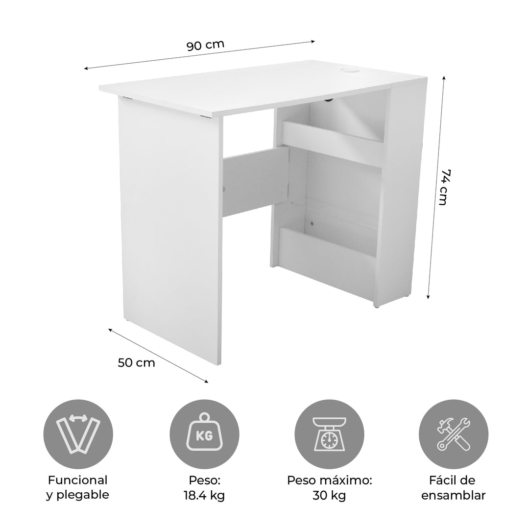 Escritorio Plegable White
