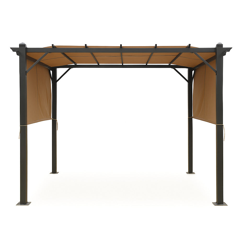 Pérgola con Pared Shelter Wall 3x3