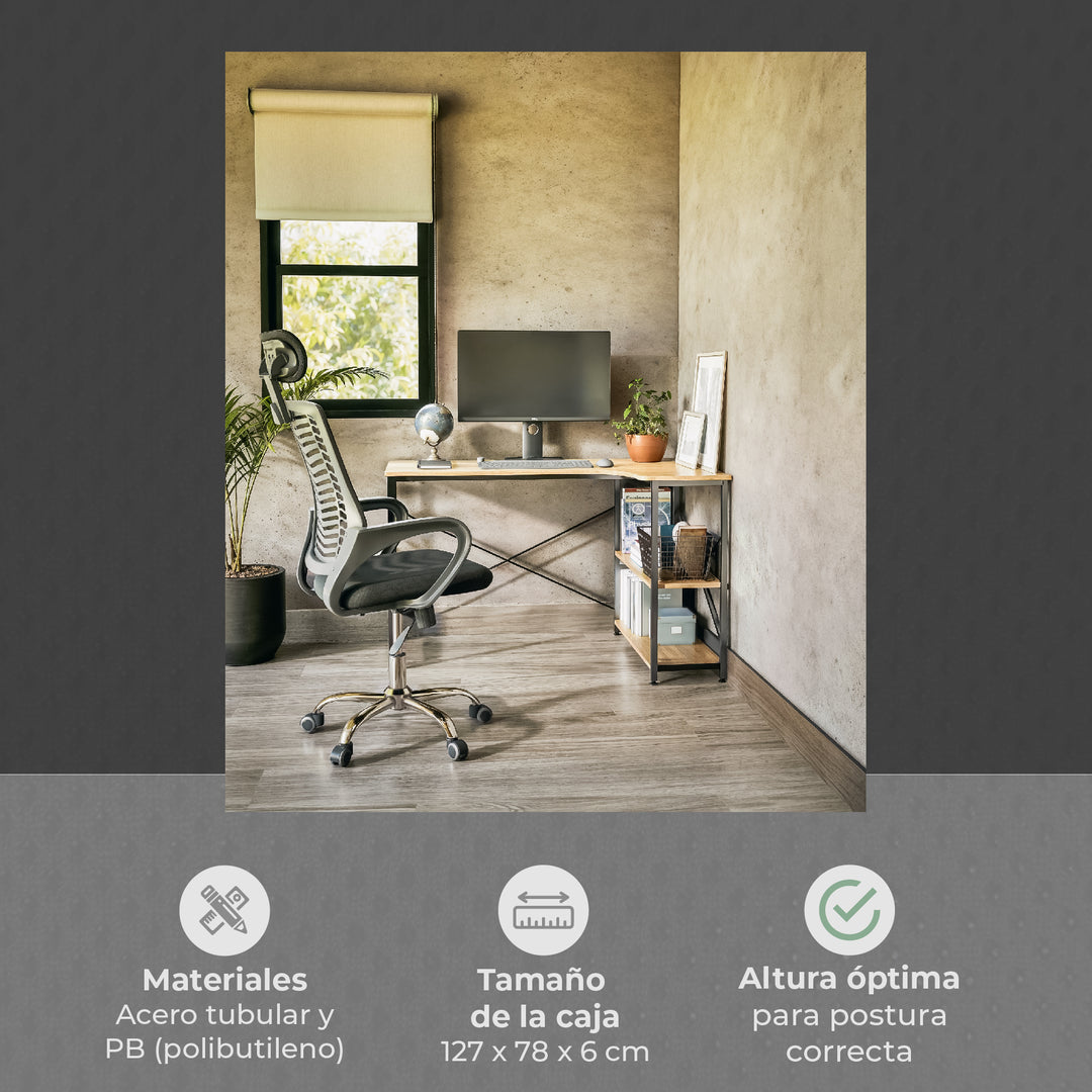 Escritorio con Estantes Desk-12