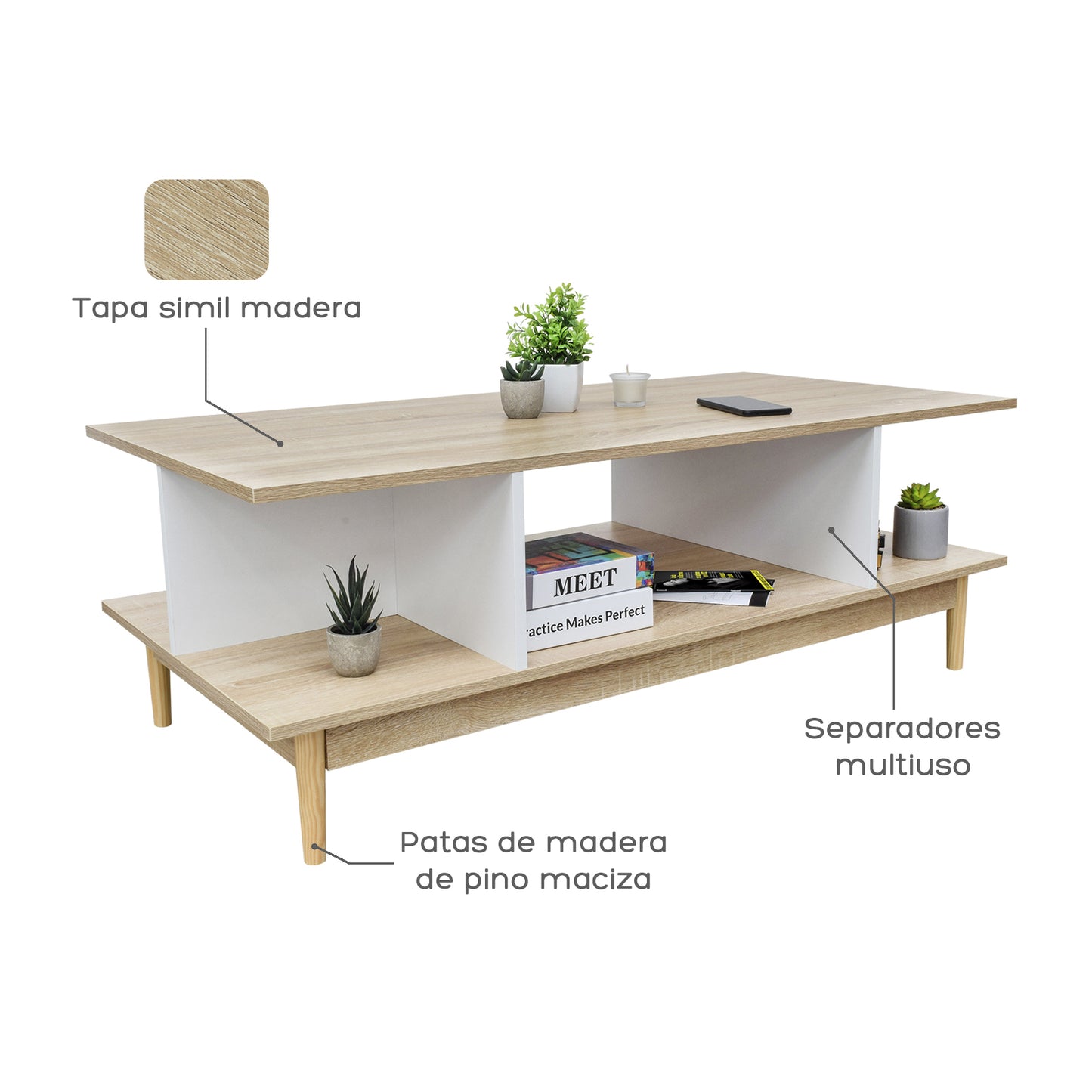 Mesa de Centro Bari