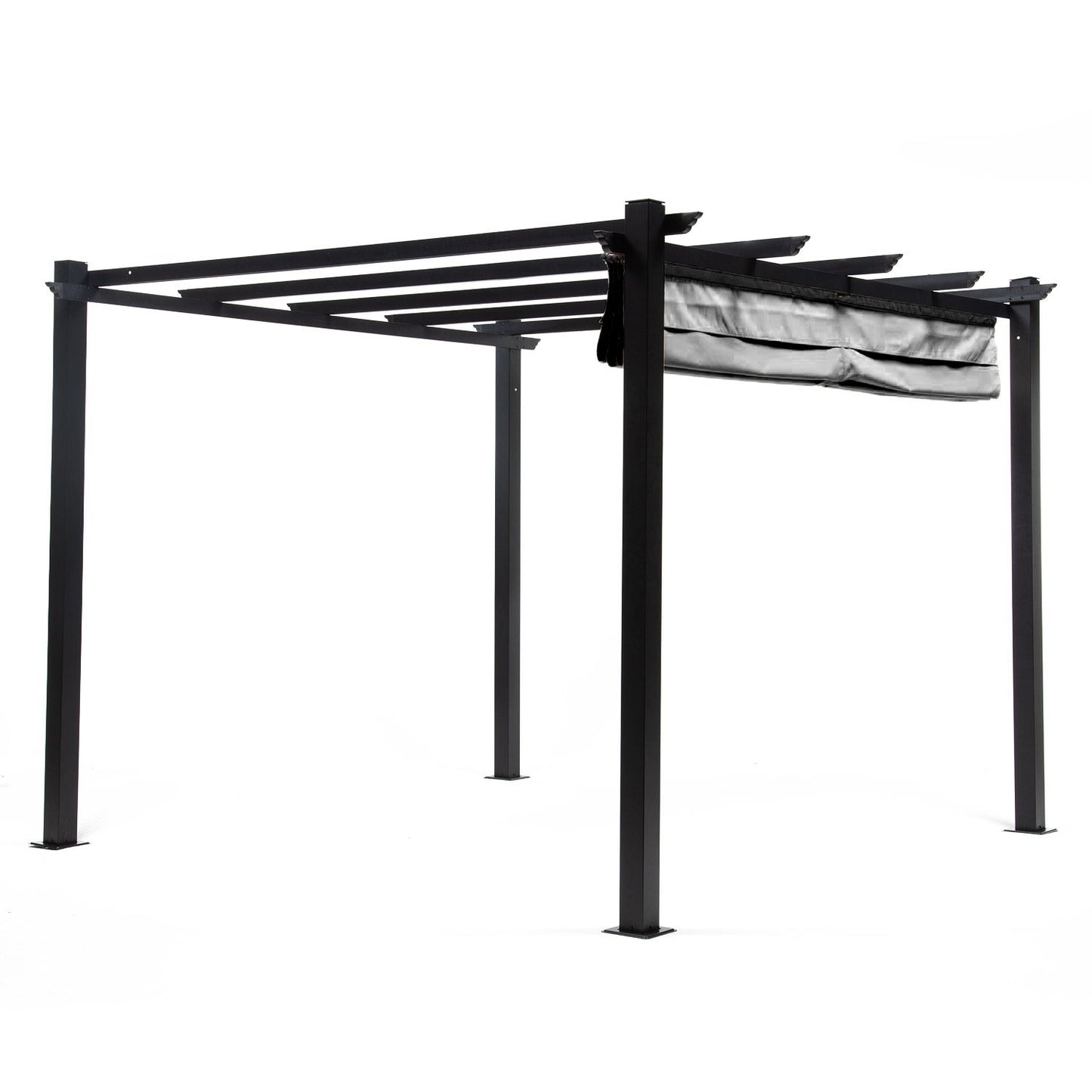 Pérgola Grey Shelter Retráctil 3x3 Mts