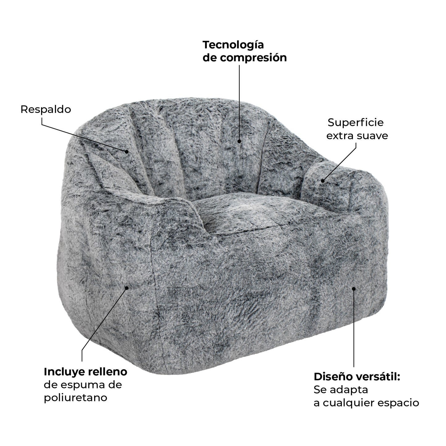 Sillón Pouf / Puff Zilo