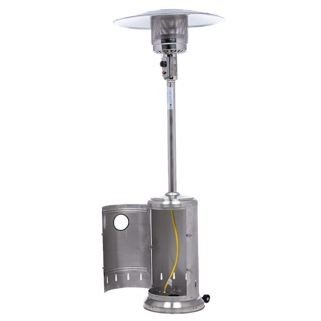 Estufa Calefactor Exterior Silver Pro Acero Inoxidable