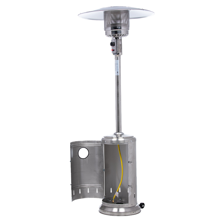 Estufa Calefactor Exterior Silver Pro Acero Inoxidable