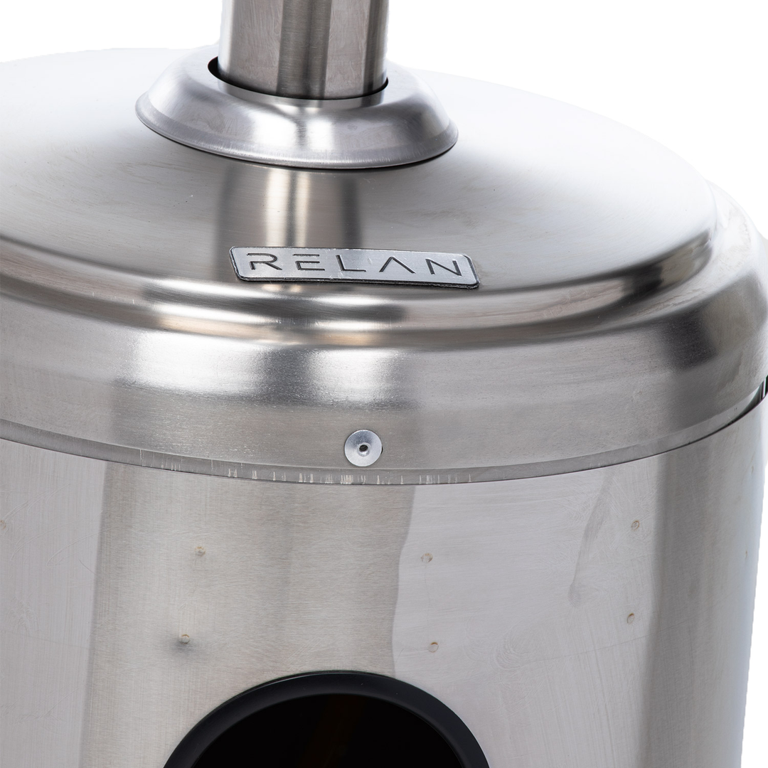 Estufa Calefactor Exterior Silver Pro Acero Inoxidable