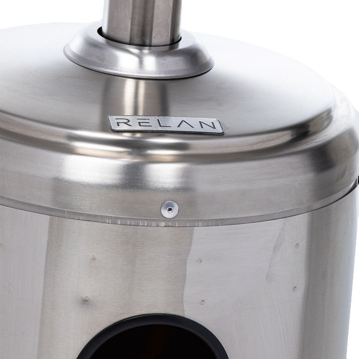 Estufa Calefactor Exterior Silver Pro Acero Inoxidable