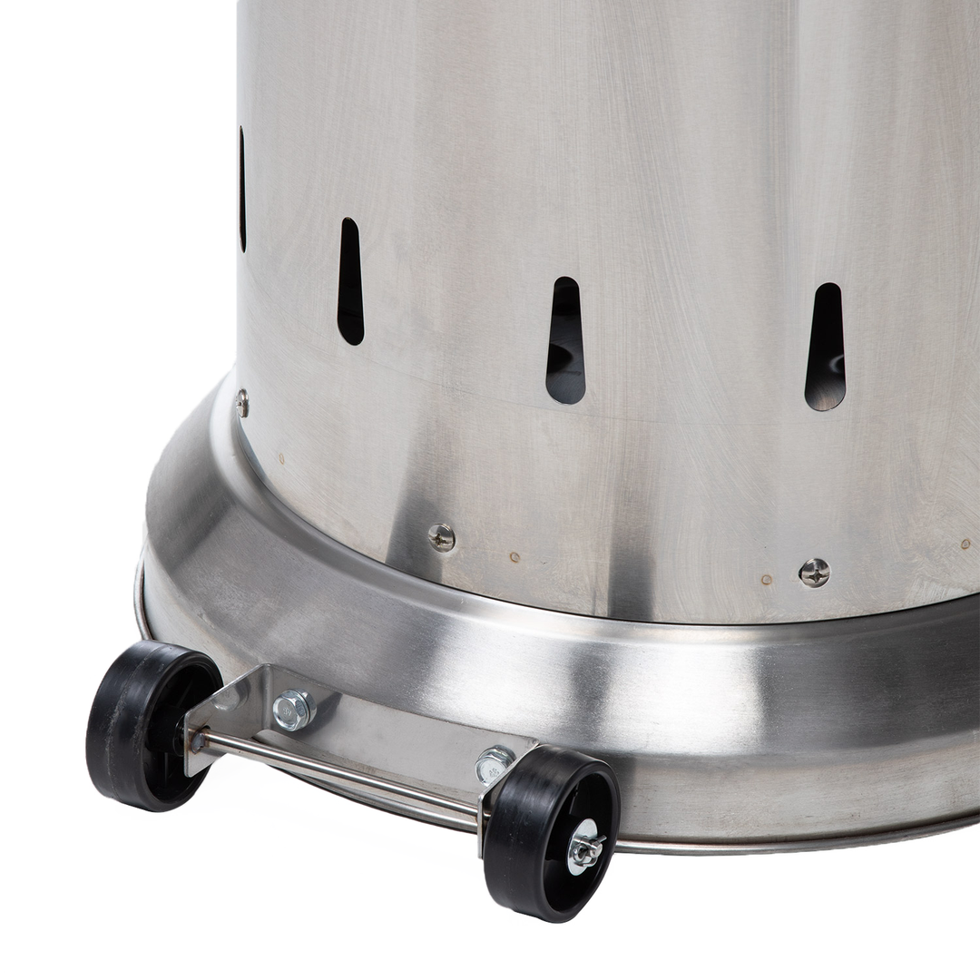 Estufa Calefactor Exterior Silver Pro Acero Inoxidable