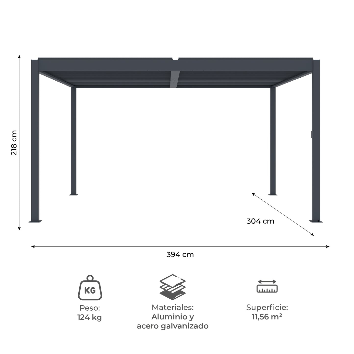Pérgola Bioclimática 394x304 Shade