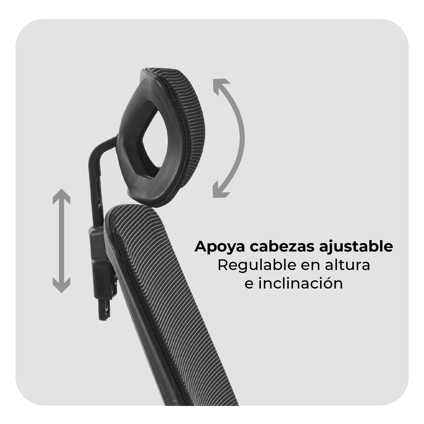 Silla de Escritorio Ergonómica Doha Negro