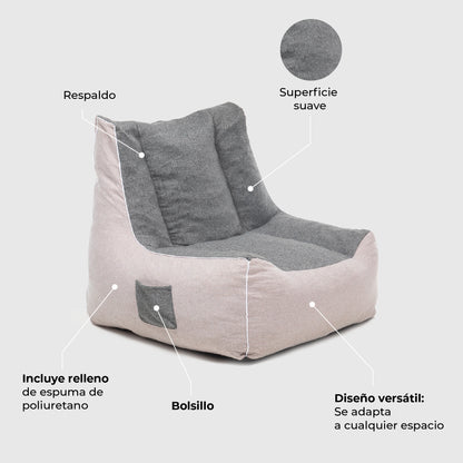 Sillón Pouf Velvet R2
