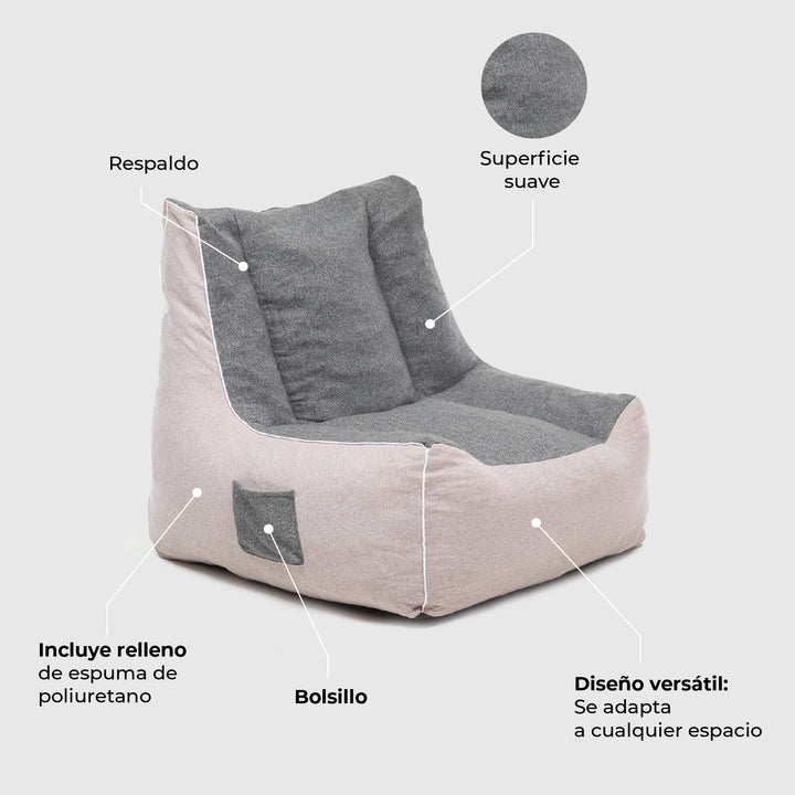 Sillón Pouf Velvet R2