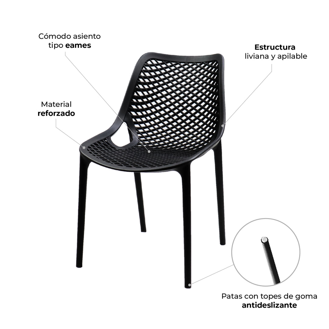 Set de 4 Sillas Aira
