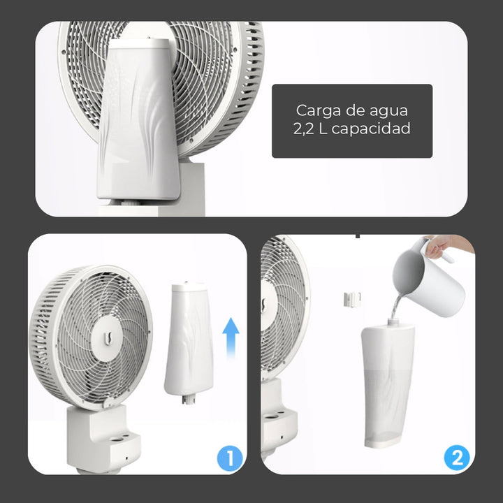 Ventilador con Aspersor Air & Mist