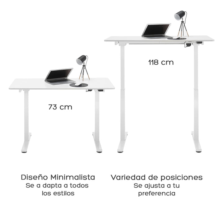 Escritorio Eléctrico Standing Desk White Up&Down