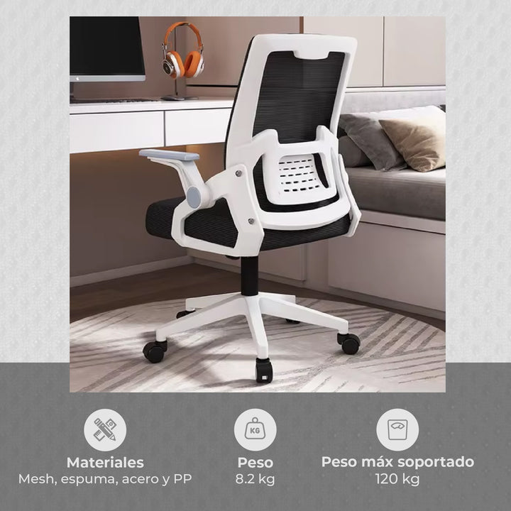 Silla de Escritorio Ergonómica Kobe Blanco