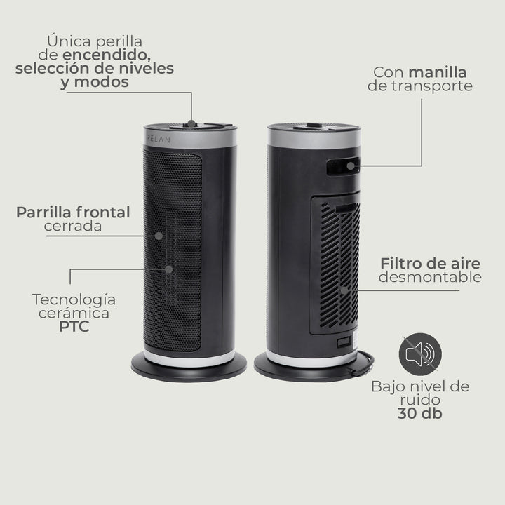 Termoventilador Cerámico Eléctrico Tower 2000W