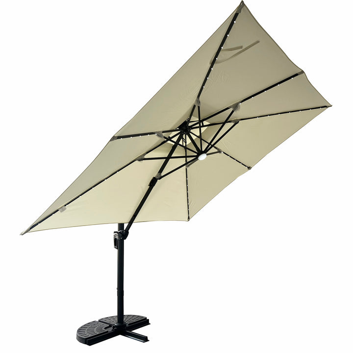 Quitasol Reforzado con Luces Bright Night