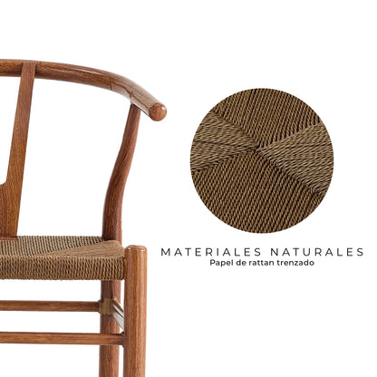 Set de 2 Sillas Wishbone Makati