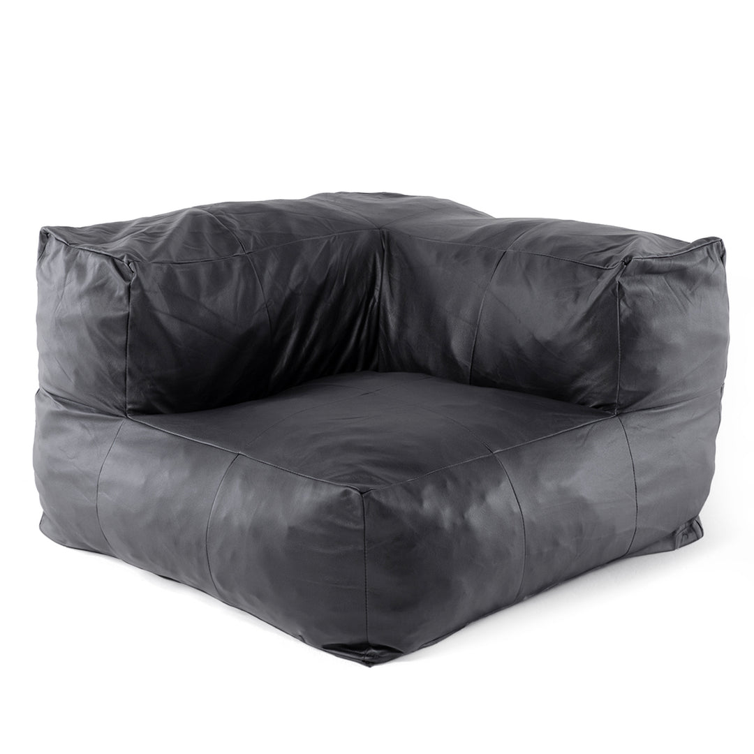 Sofá Pouf Seccional Leather