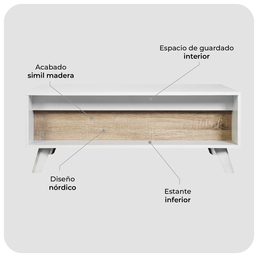 Mesa de Centro Elevable Aloria
