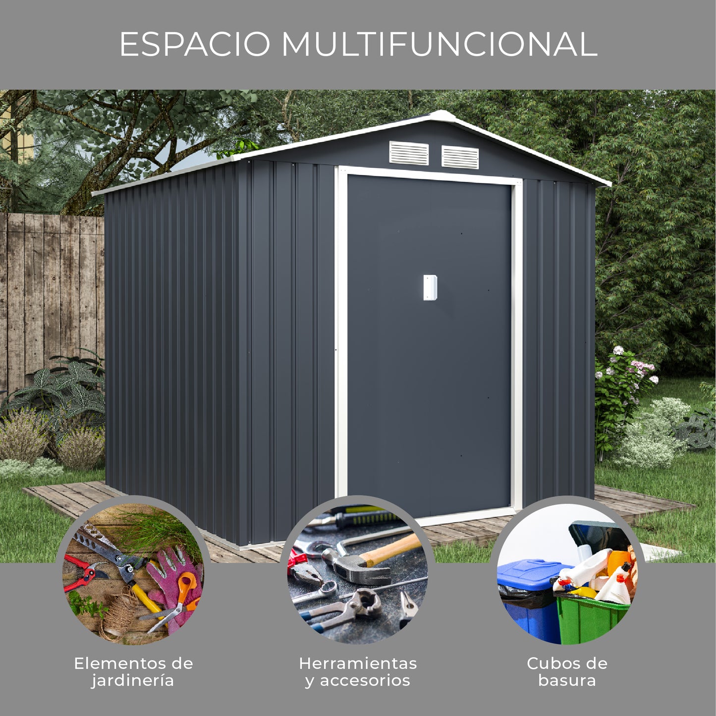 Bodega de Jardín ARCHER-B 3,67mt2
