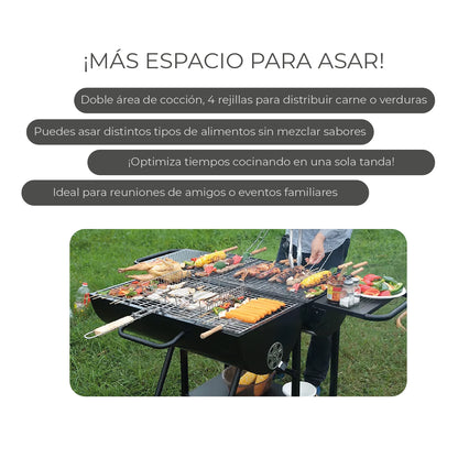 Parrilla Tambor Double BBQ