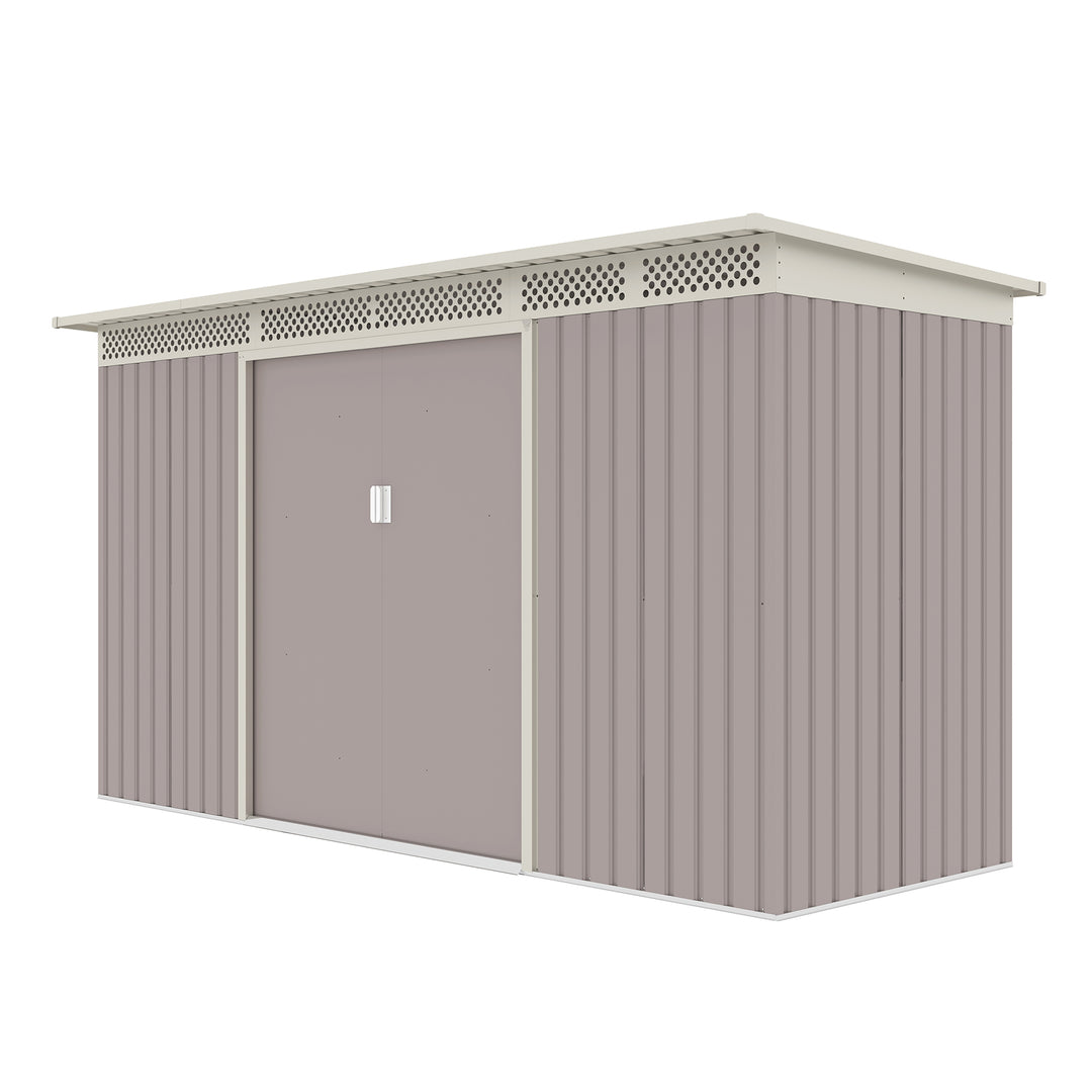 Bodega de Jardín Halten BellaC Acero 3.86mt2 343×142×184cm