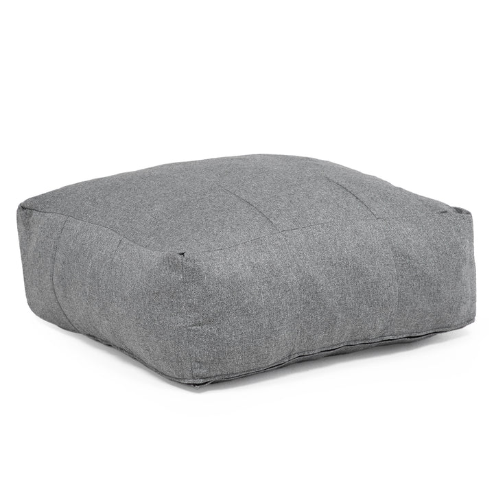 Sofá Pouf Seccional Gris
