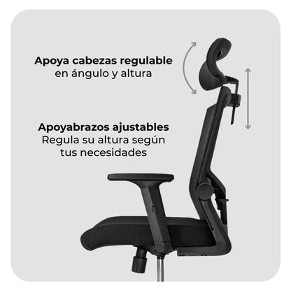 Silla de Escritorio Ergonómica Delphi