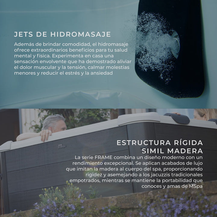 Hot Tub Oslo 6 Frame Wifi con Jets de Agua
